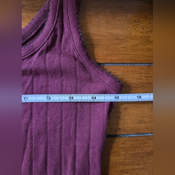 NWOT Free People Intimately End Game Pointelle Tank - Picture 8 of 8